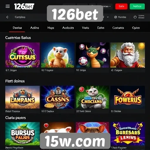 Análise das opções de jogos disponíveis no 126bet
