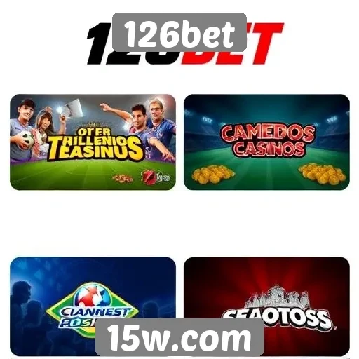 Principais jogos disponíveis na plataforma 126bet